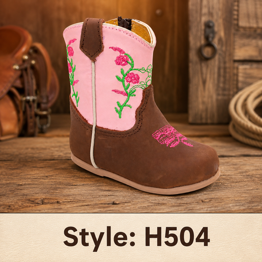 Style H504 baby boots Western identification image