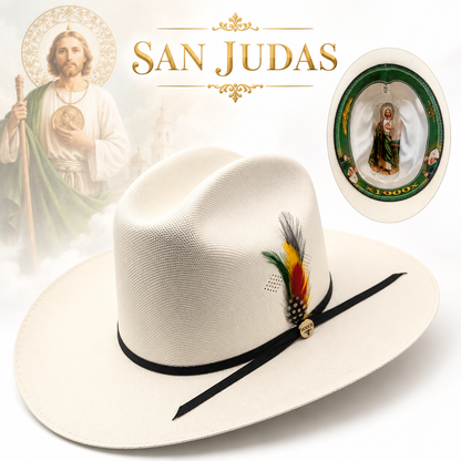Mens Sombrero Telar 1x1 1000X San Judas Tadeo Edition