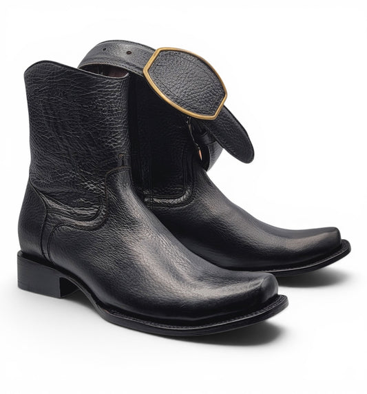 Mens Dubai Toe Privo Leather Boot Black H52PD0595
