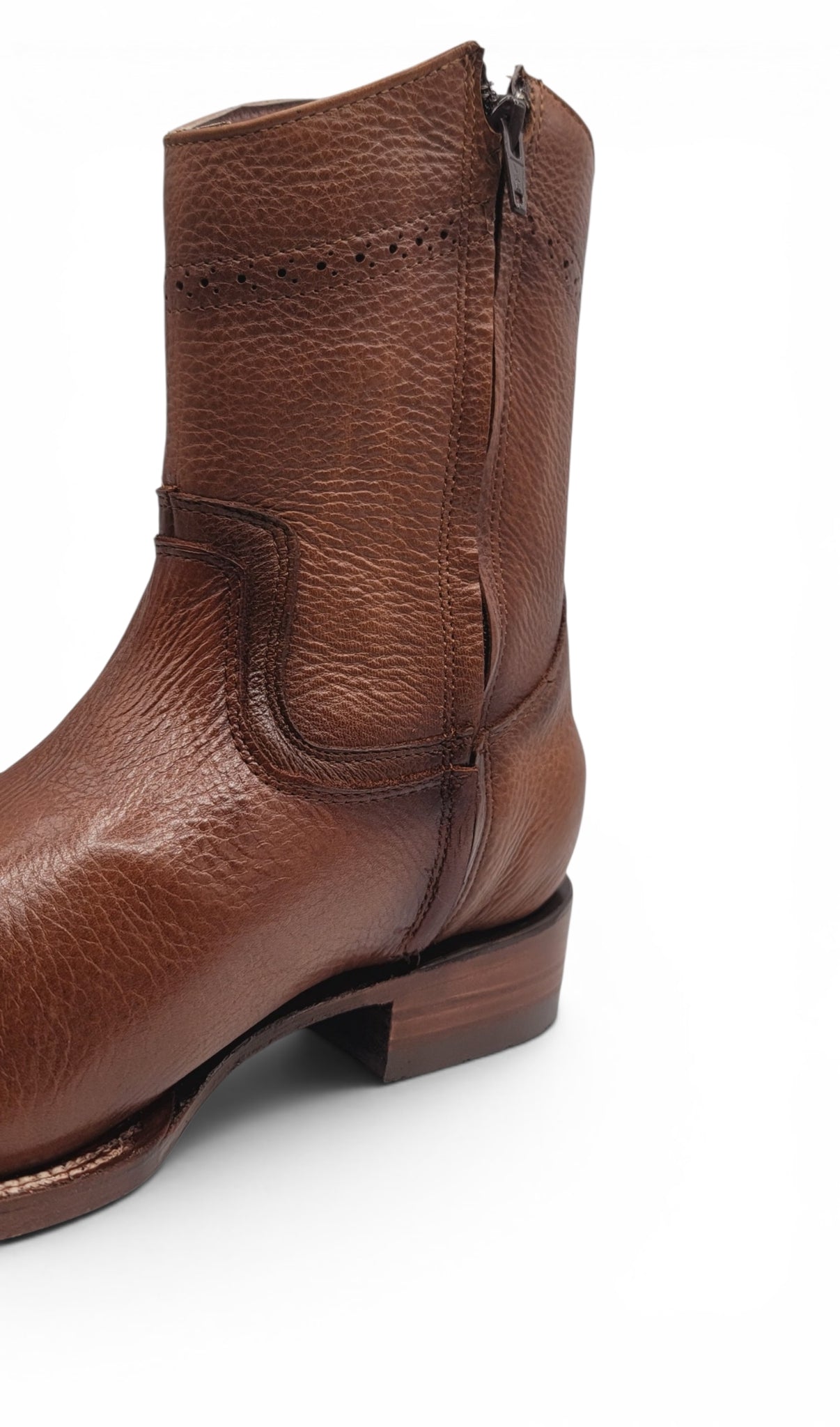 Mens Dubai Toe Privo Leather Boot Honey – Genuine Leather Western Boot H52PD5195