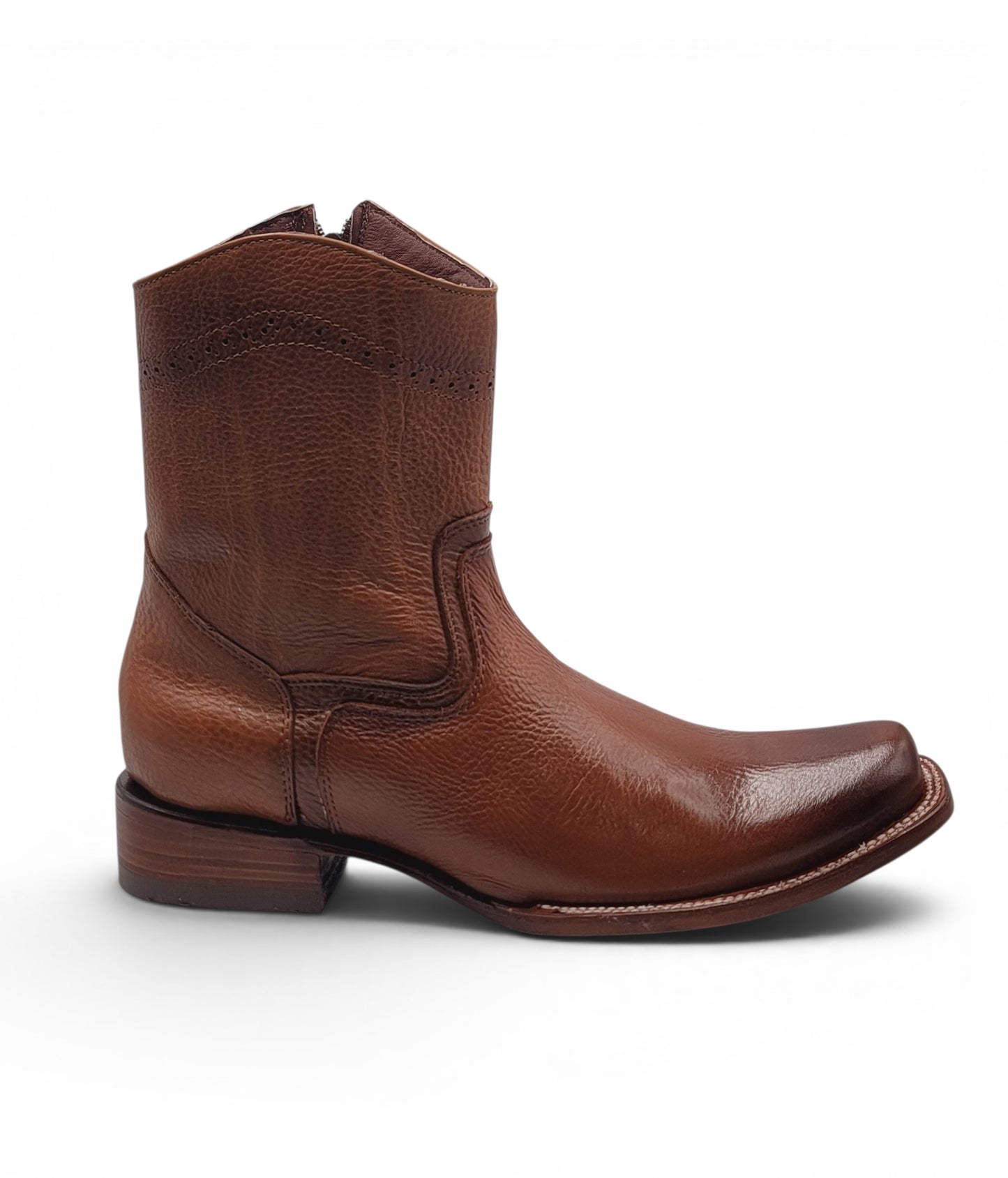 Mens Dubai Toe Privo Leather Boot Honey – Genuine Leather Western Boot H52PD5195