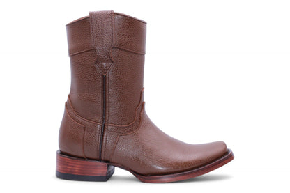 Men’s Floter Leather Boots – Dubai Toe Cowboy Style w/ Zipper