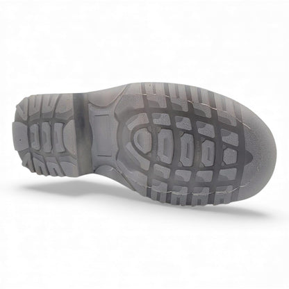 Mens 6” Moc Toe Work Boot with Transparent Rubber Sole – Durable Leather Work Shoe H801T05