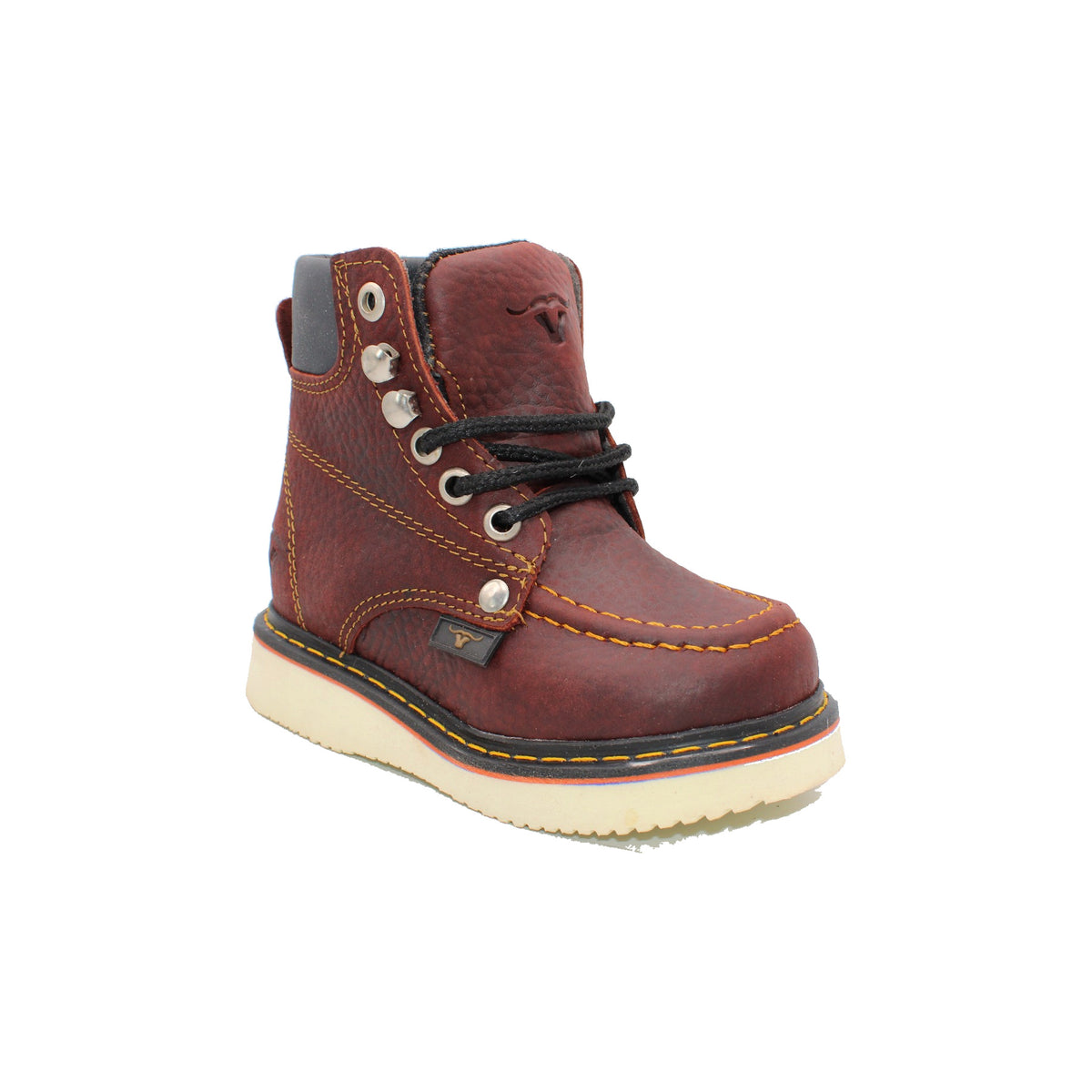 Kids Shedron Moc Toe Work Boot HBN80150 front view