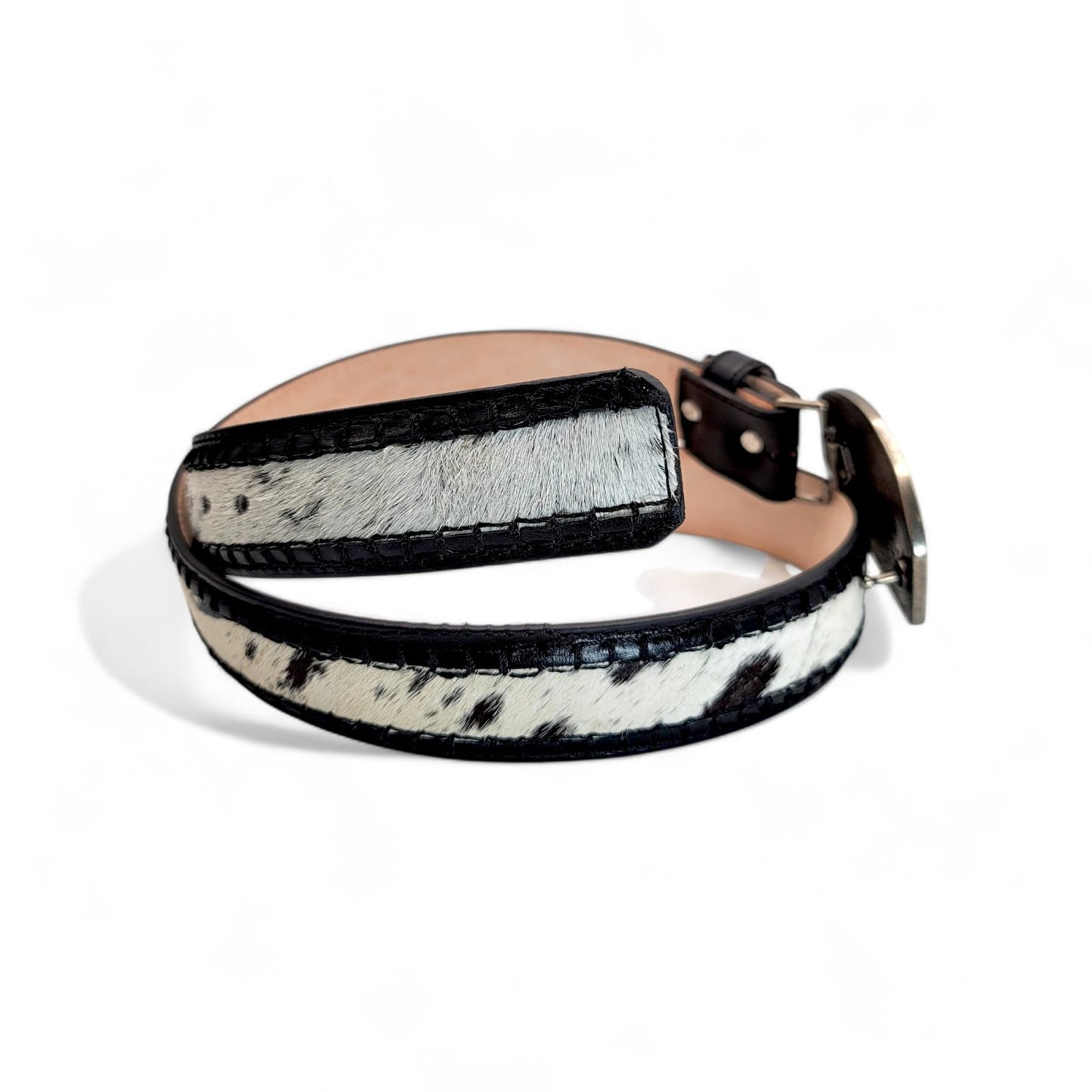 Men’s 2" Cowhide Hair Belt – Genuine Leather | Western Rodeo Style