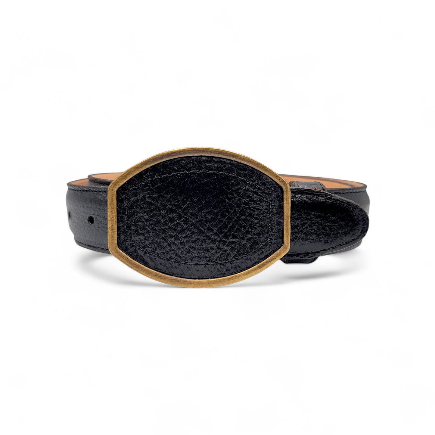 Mens Leather Belt Black 1.5 Inch – Privo Leather Western Belt HC-134