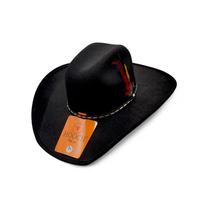 Texana Cowboy Hat for Men – Faux Felt with Feather