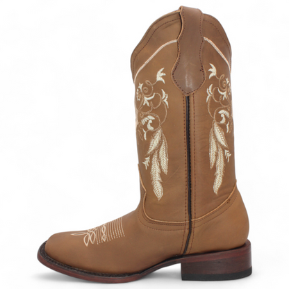 Women Square Toe Boot -H60294