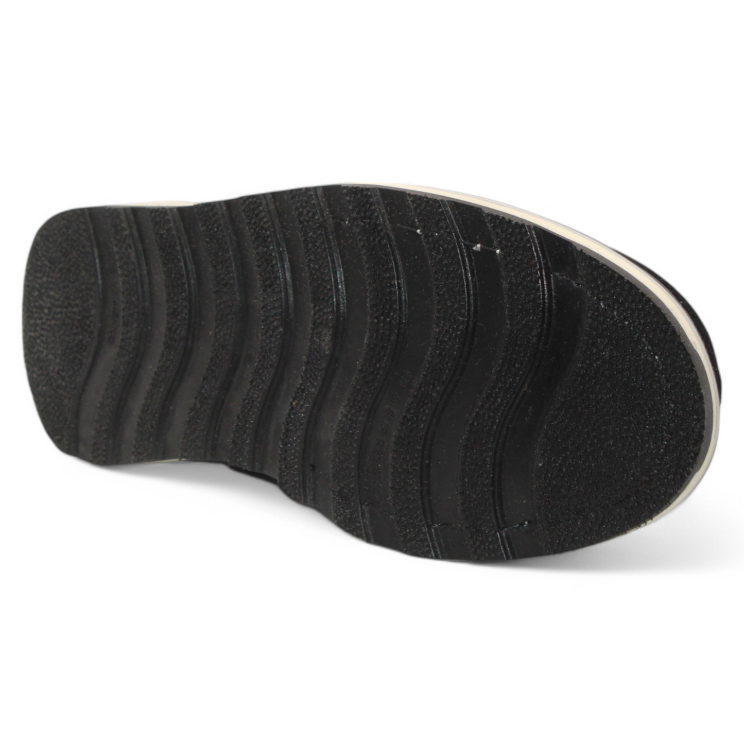 Men’s Double Zipper Leather Work Shoe – Round Toe | Soft Toe | Rubber Sole