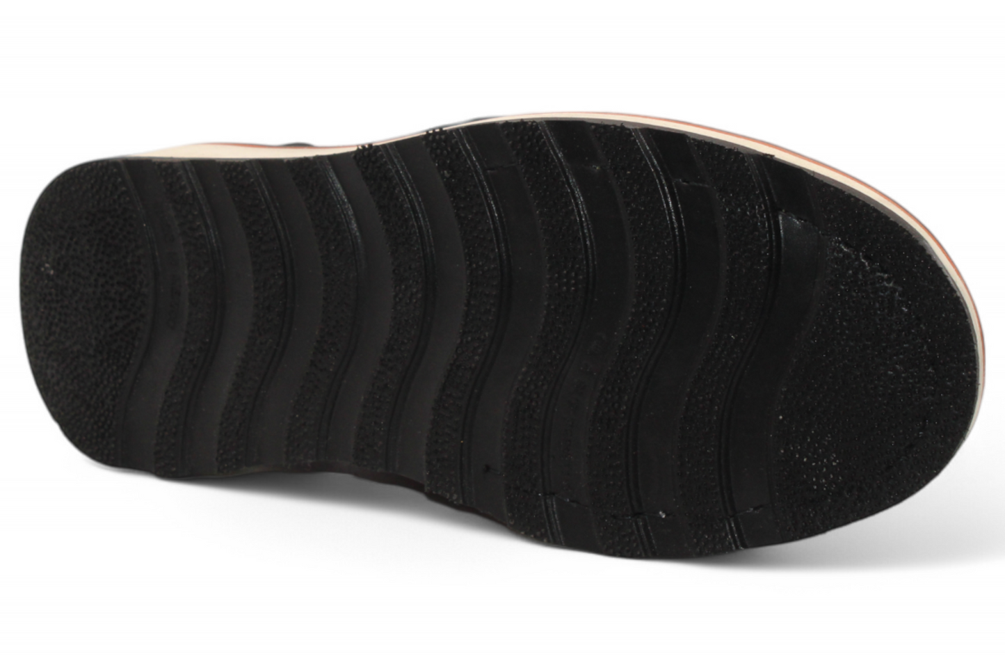 Men’s Double Zipper Leather Work Shoe – Round Toe | Soft Toe | Rubber Sole | Shedron