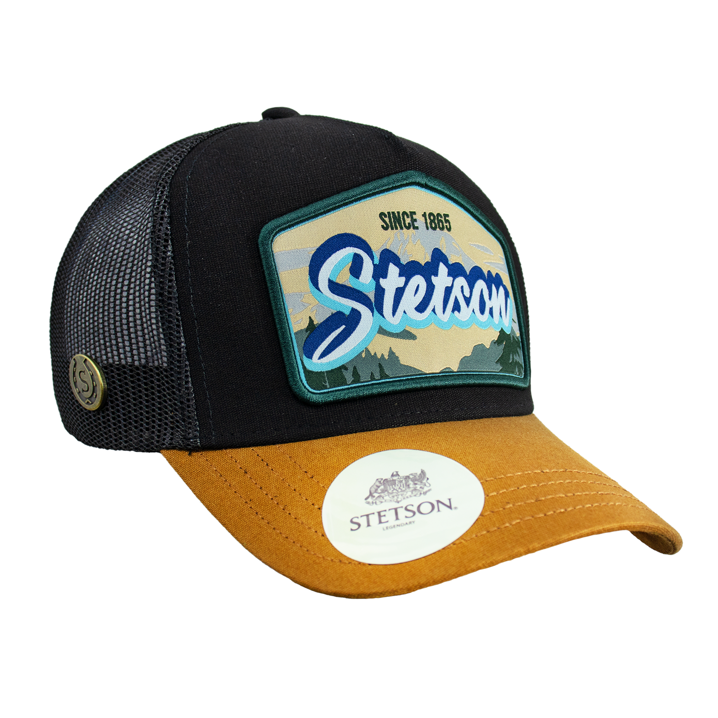 Authentic Stetson Trucker Hat – Western Mesh Cap STS01