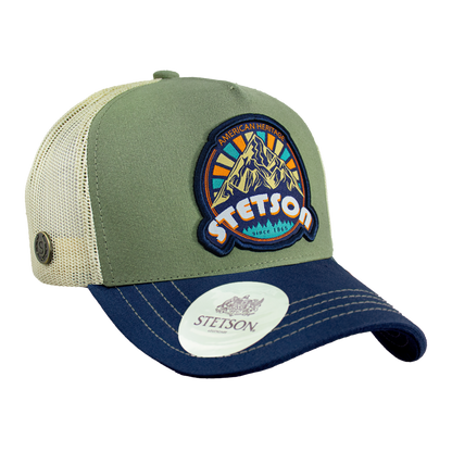Authentic Stetson Trucker Hat – Western Mesh Cap STS04