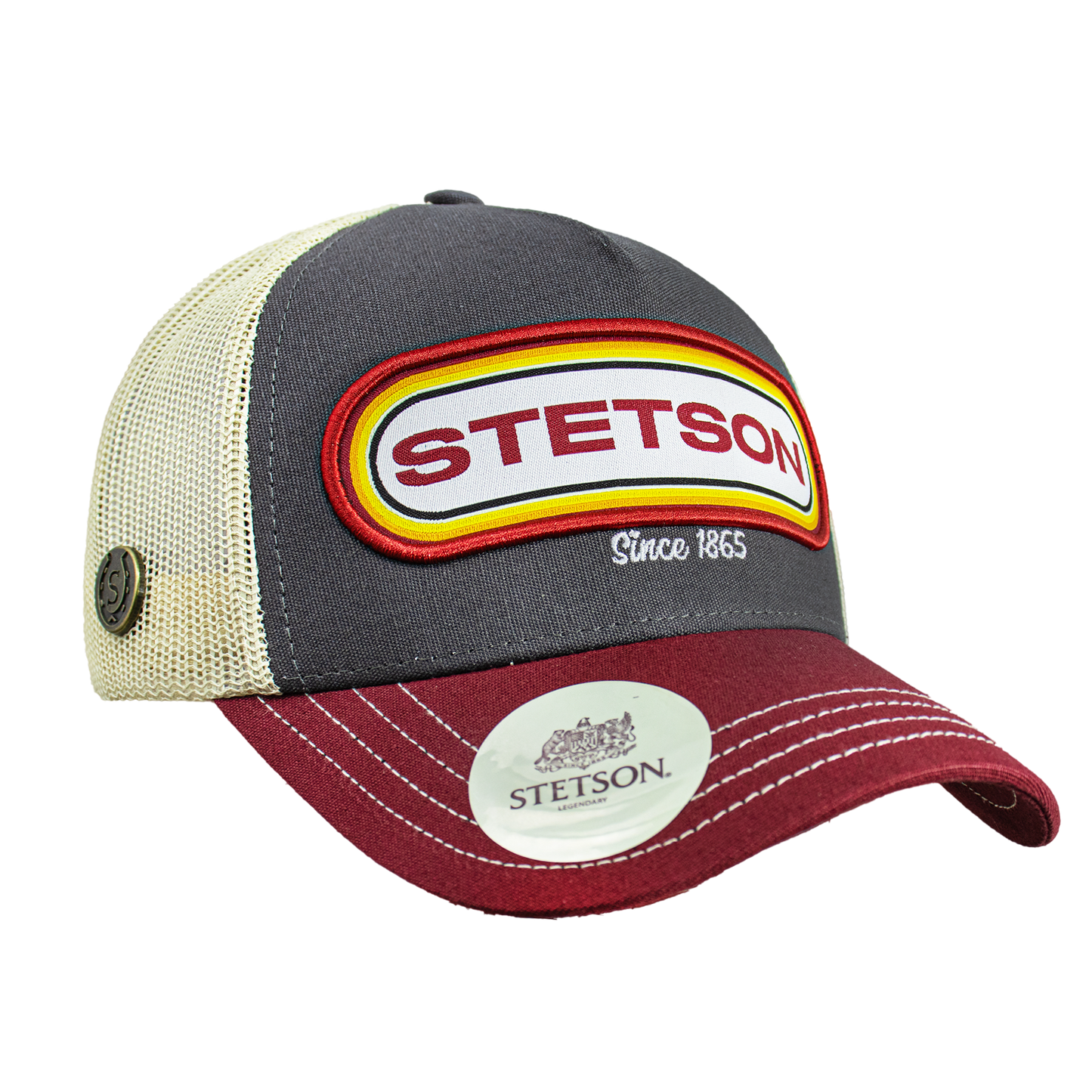 Authentic Stetson Trucker Hat – Western Mesh Cap STS05