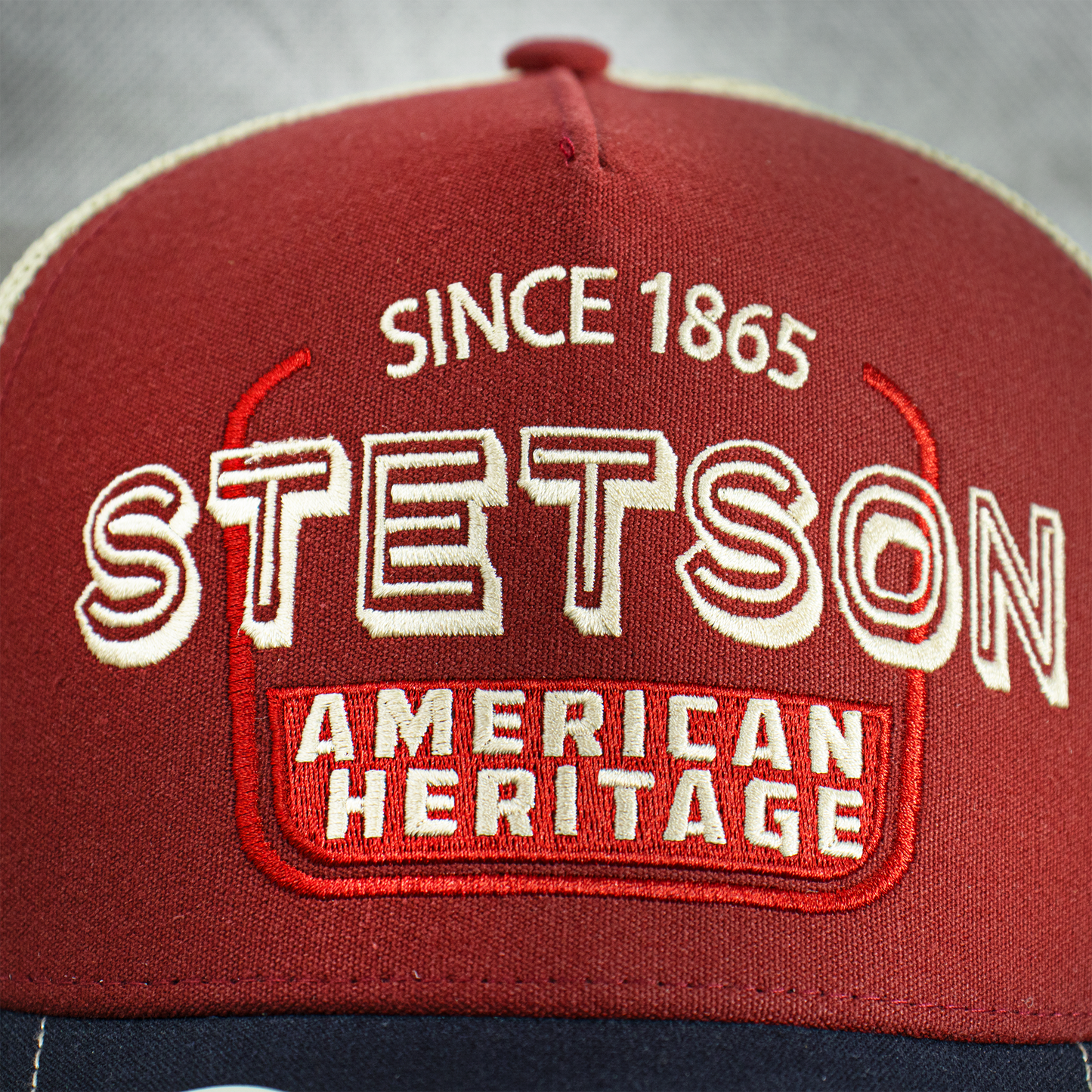 Authentic Stetson Trucker Hat – Western Mesh Cap STS07