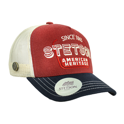 Authentic Stetson Trucker Hat – Western Mesh Cap STS07