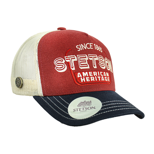 Authentic Stetson Trucker Hat – Western Mesh Cap STS07