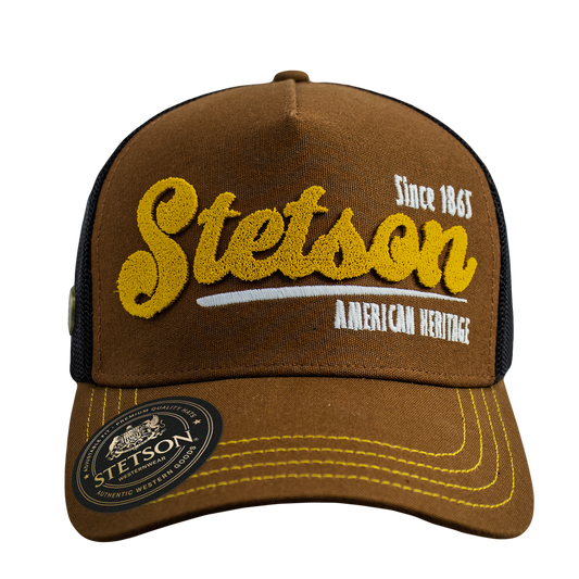 Authentic Stetson Trucker Hat – Western Mesh Cap STS12