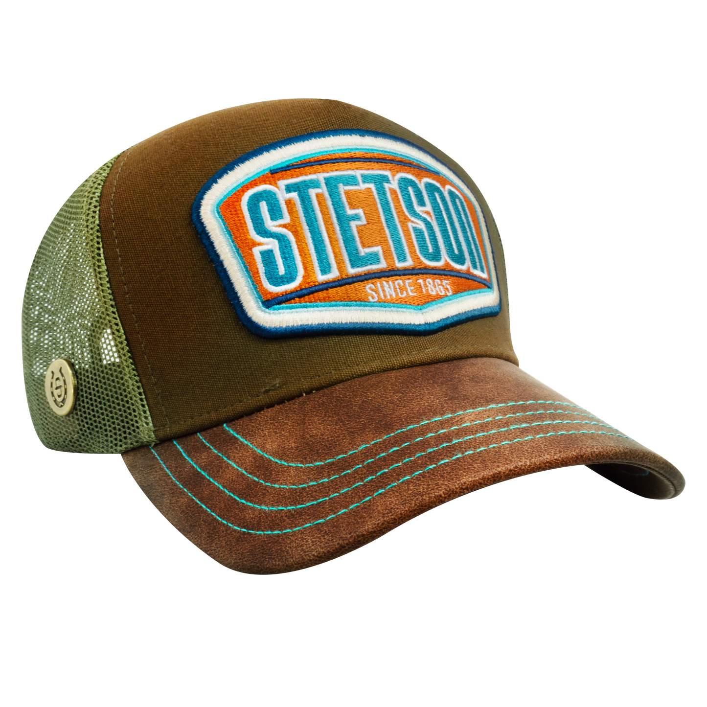 Authentic Stetson Trucker Hat – Western Mesh Cap STS17