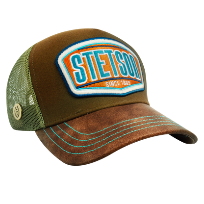 Authentic Stetson Trucker Hat – Western Mesh Cap STS17
