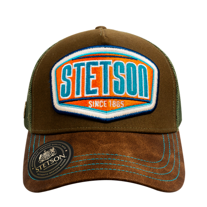Authentic Stetson Trucker Hat – Western Mesh Cap STS17