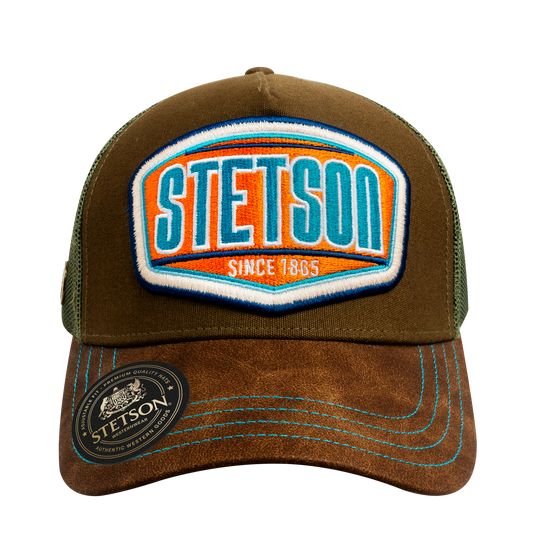 Authentic Stetson Trucker Hat – Western Mesh Cap STS17