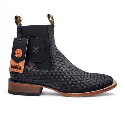 Men’s BotIn Petatillo Black Genuine Leather Ankle Boot – H423105