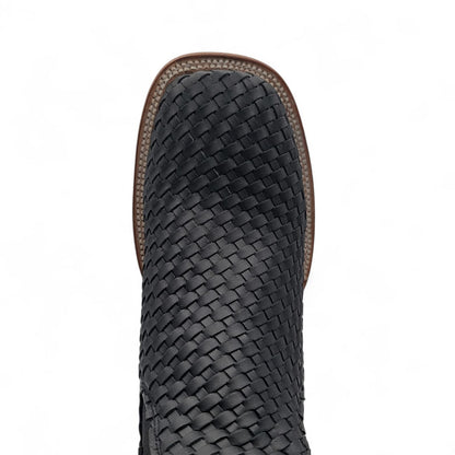 Men’s BotIn Petatillo Black Genuine Leather Ankle Boot – H423105