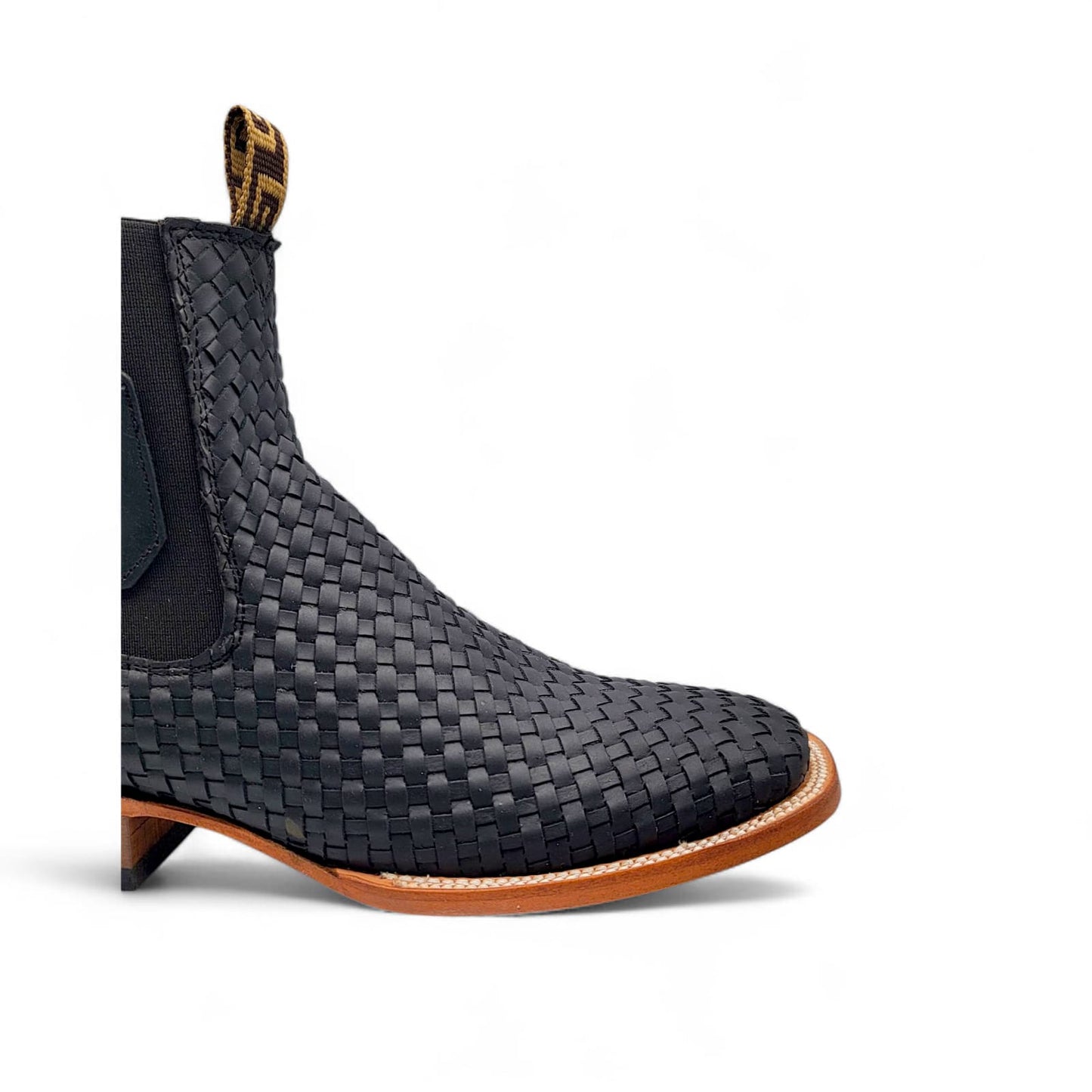 Men’s BotIn Petatillo Black Genuine Leather Ankle Boot – H423105