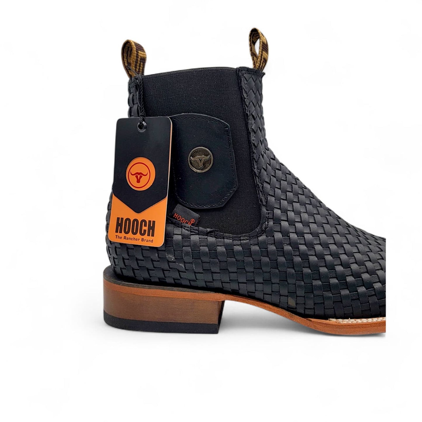 Men’s BotIn Petatillo Black Genuine Leather Ankle Boot – H423105