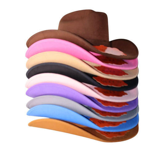 Women’s Texana Cowgirl Hat | Faux Felt | Multiple Colors