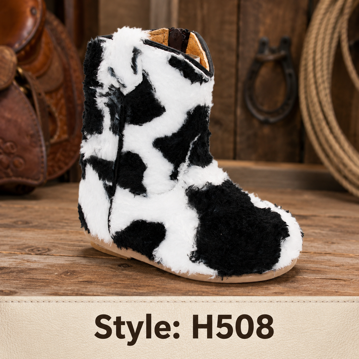 Style H508 baby boots Western identification image