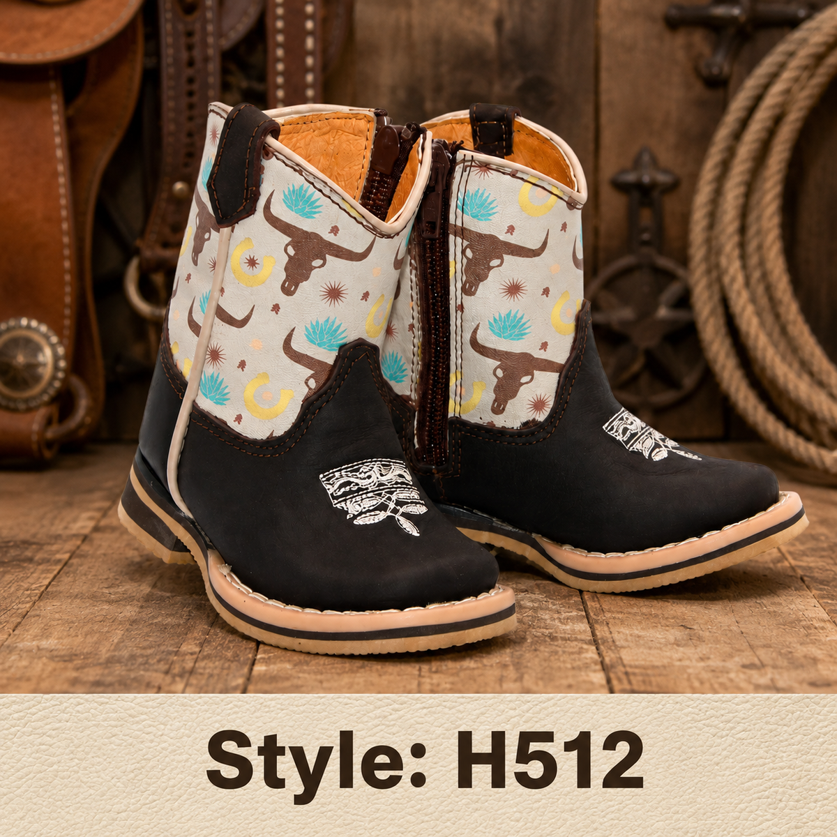 Style H512 baby boots Western identification image