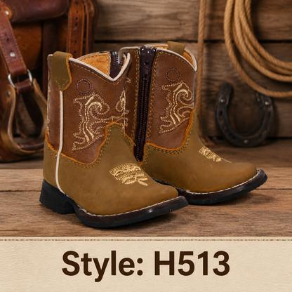 Style H513 baby boots Western identification image