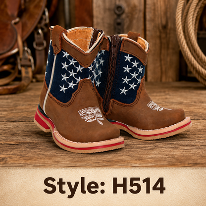 Style H514 baby boots Western identification image