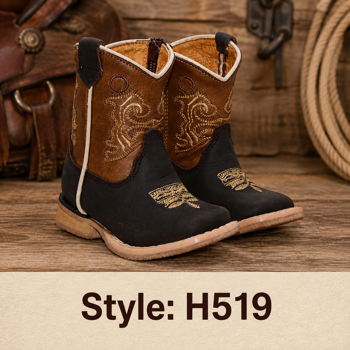 Style H519 baby boots Western identification image