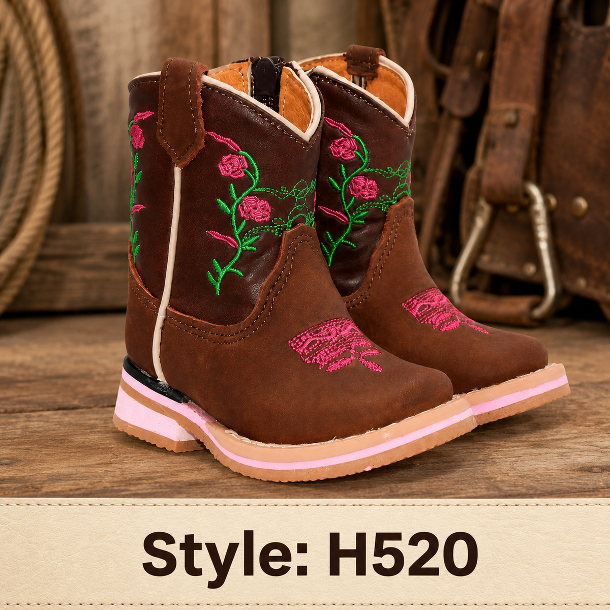 Style H520 baby boots Western identification image