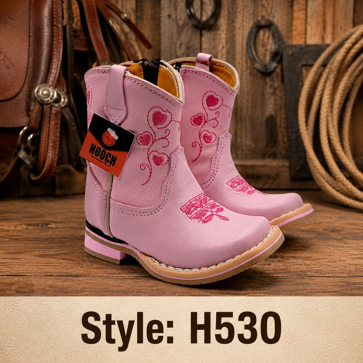 Style H530 baby boots Western identification image