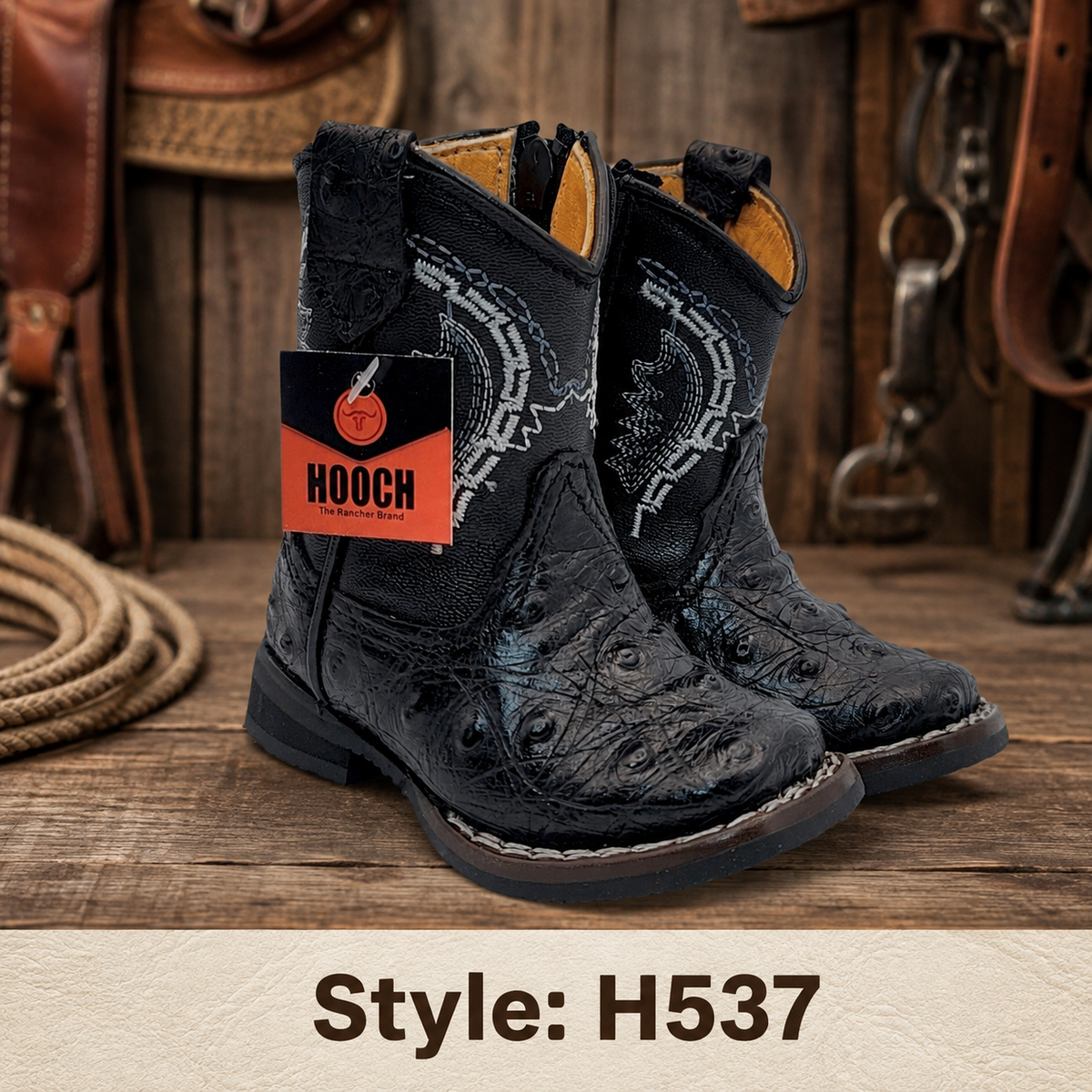 Style H537 baby boots Western identification image