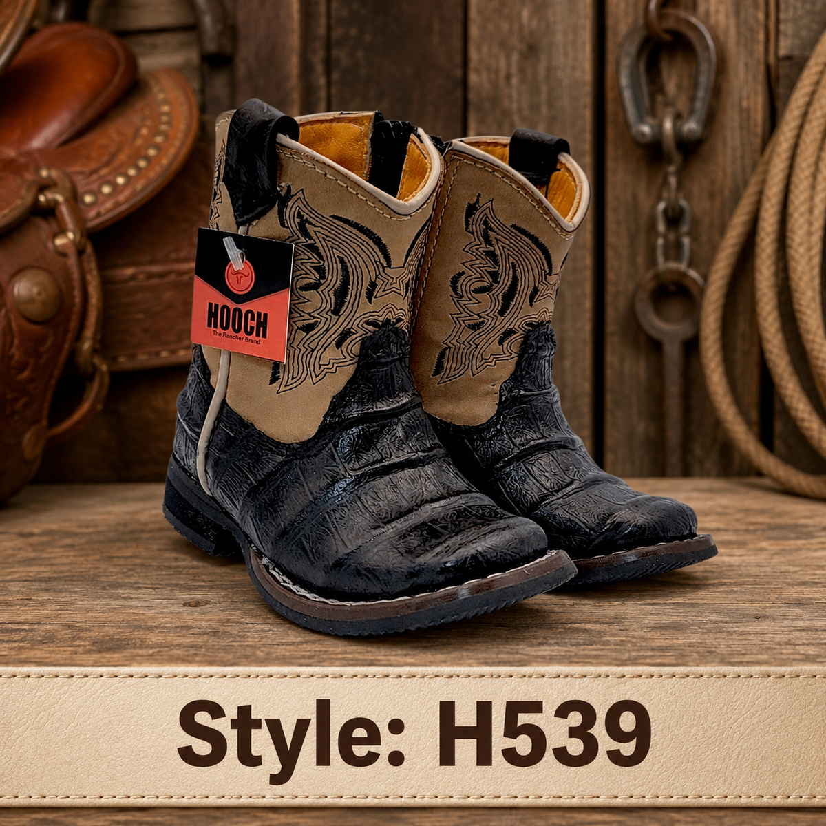 Style H539 baby boots Western identification image