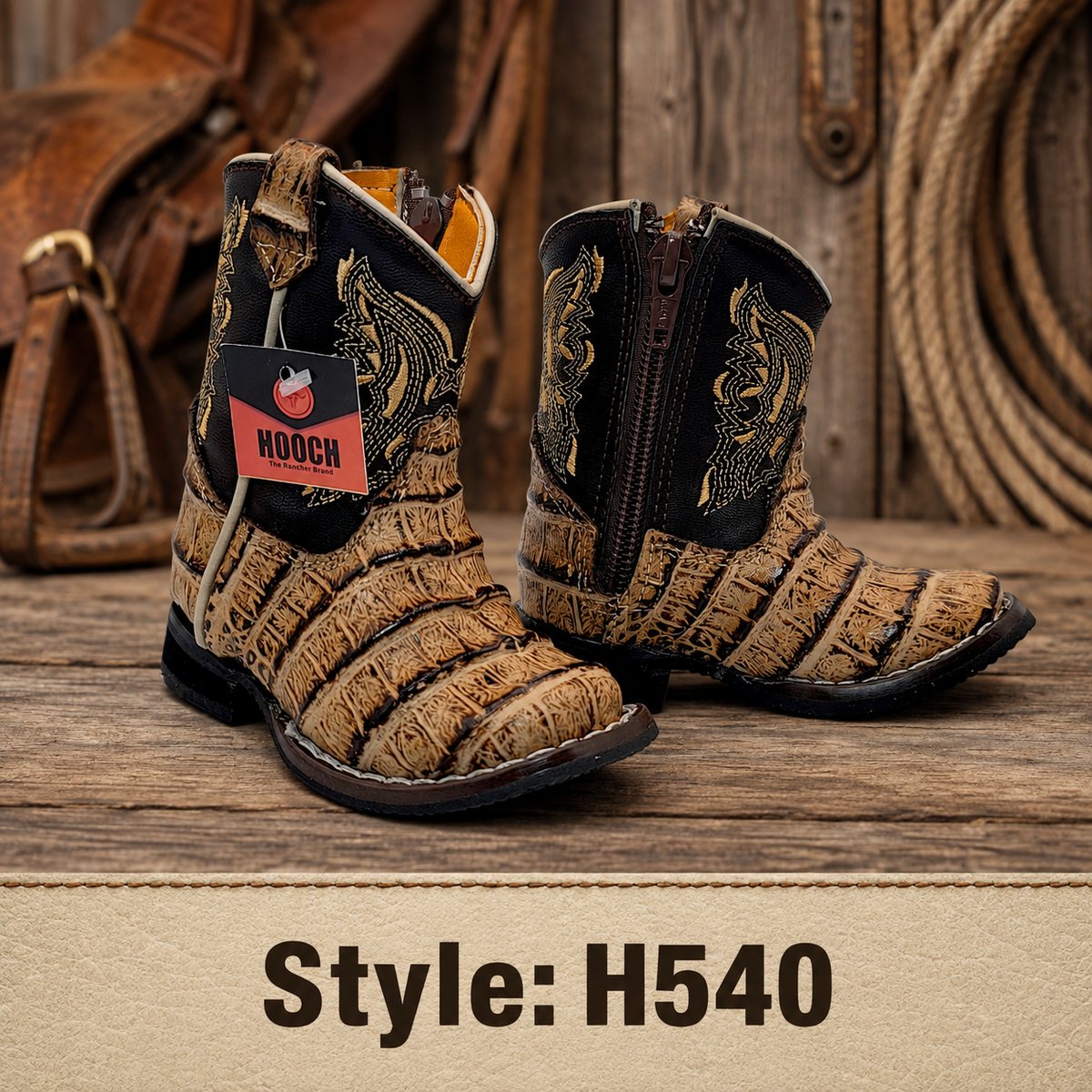 Style H540 baby boots Western identification image