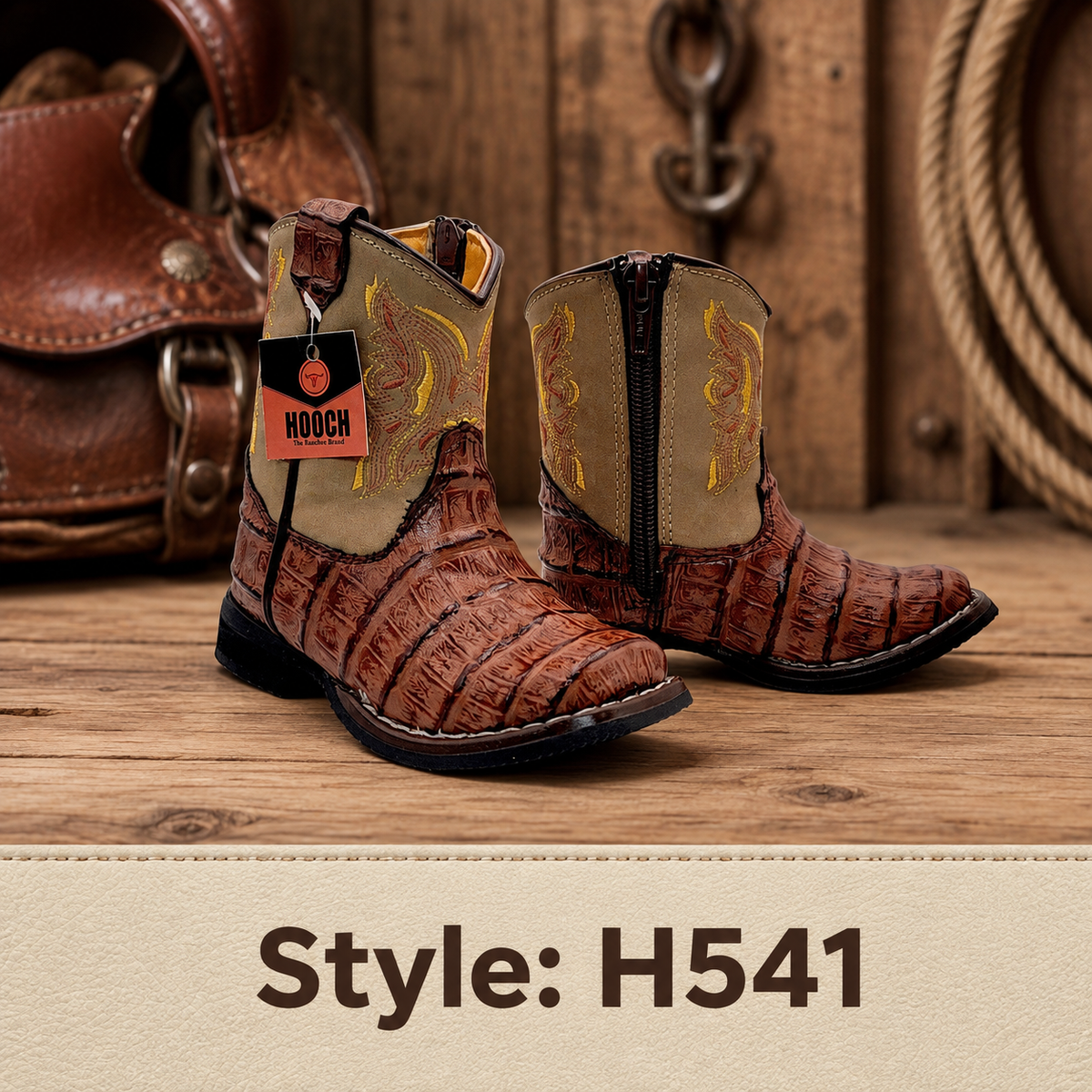 Style H541 baby boots Western identification image