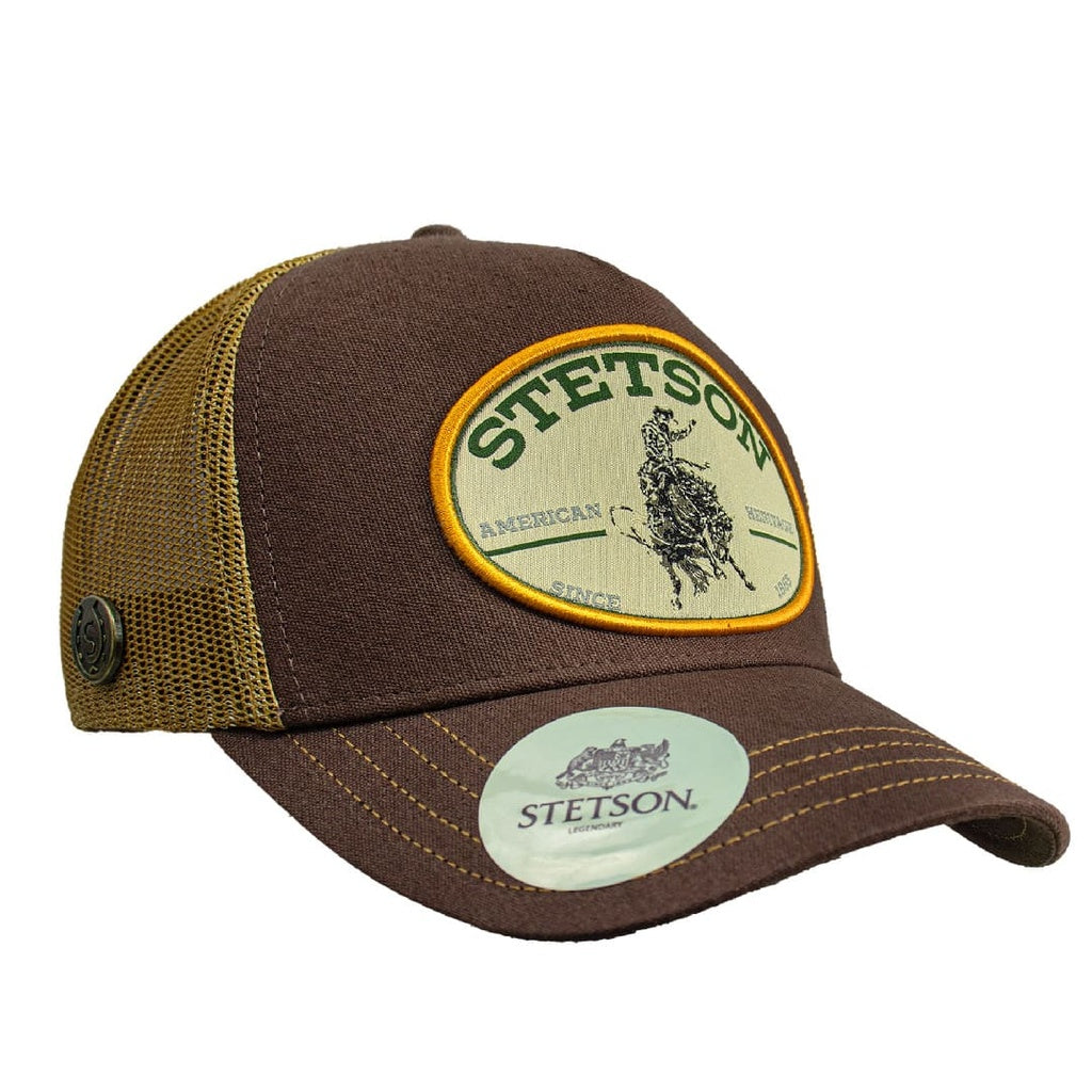 Authentic Stetson Trucker Hat – Western Mesh Cap STS08
