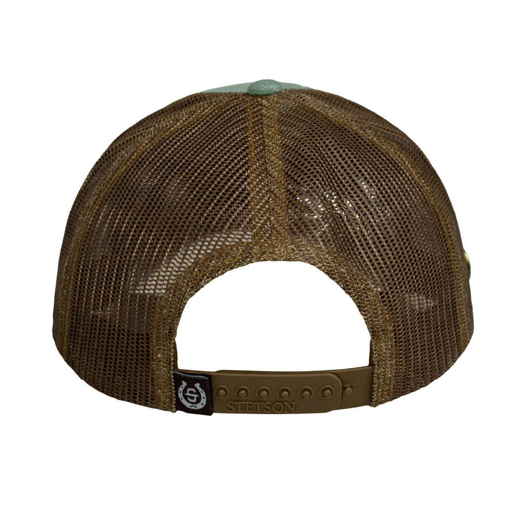 Authentic Stetson 160th Anniversary Trucker Hat – Western Mesh Cap STES03