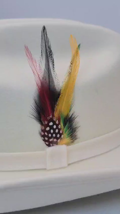 Western Hat Feather Accessory Set – 3 Piece Texana Sombrero Accent